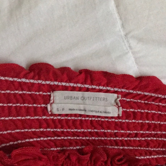 Red Urban Outfitters Tube Top - Picture 4 of 4